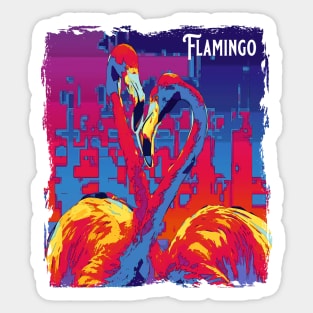 Flamingo Bird Sticker